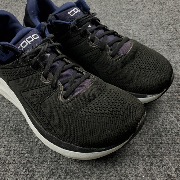 Topo Phantom 2 Womens 9.5 Running Shoes Athletic Sneakers Black Midnight - Picture 7 of 12